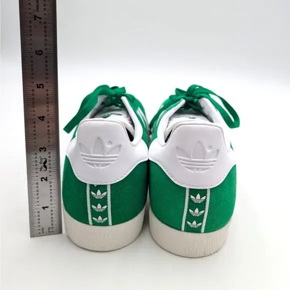 Adidas Gazelle Lace-Up Sneaker Shoes Men's Green/Cloud White Size US11 EU45 1/3 - Picture 4 of 10